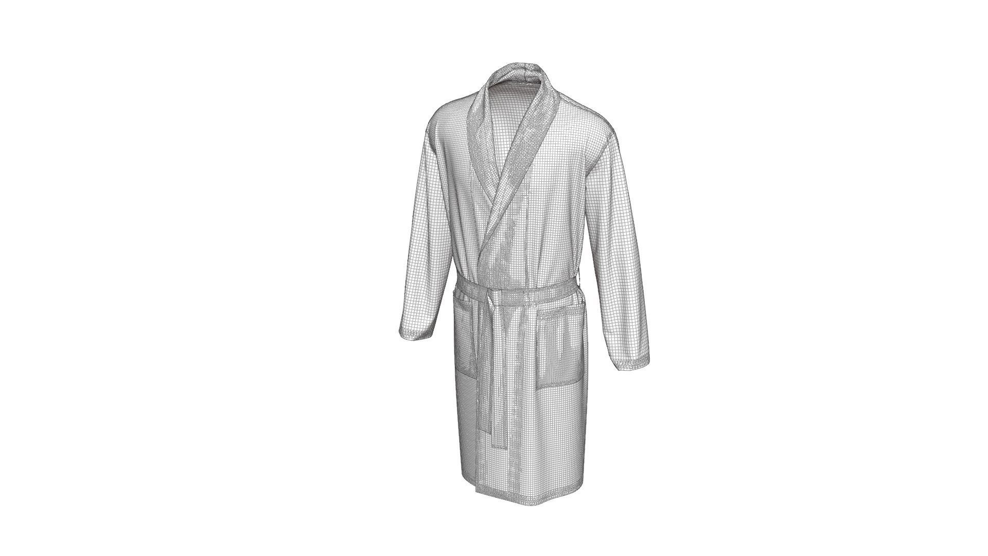 3d Element Robe Robe Garment 3D model | CGTrader