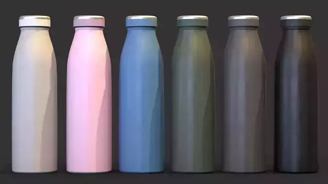 Stainless Steel Bottle - Camping Container Asset