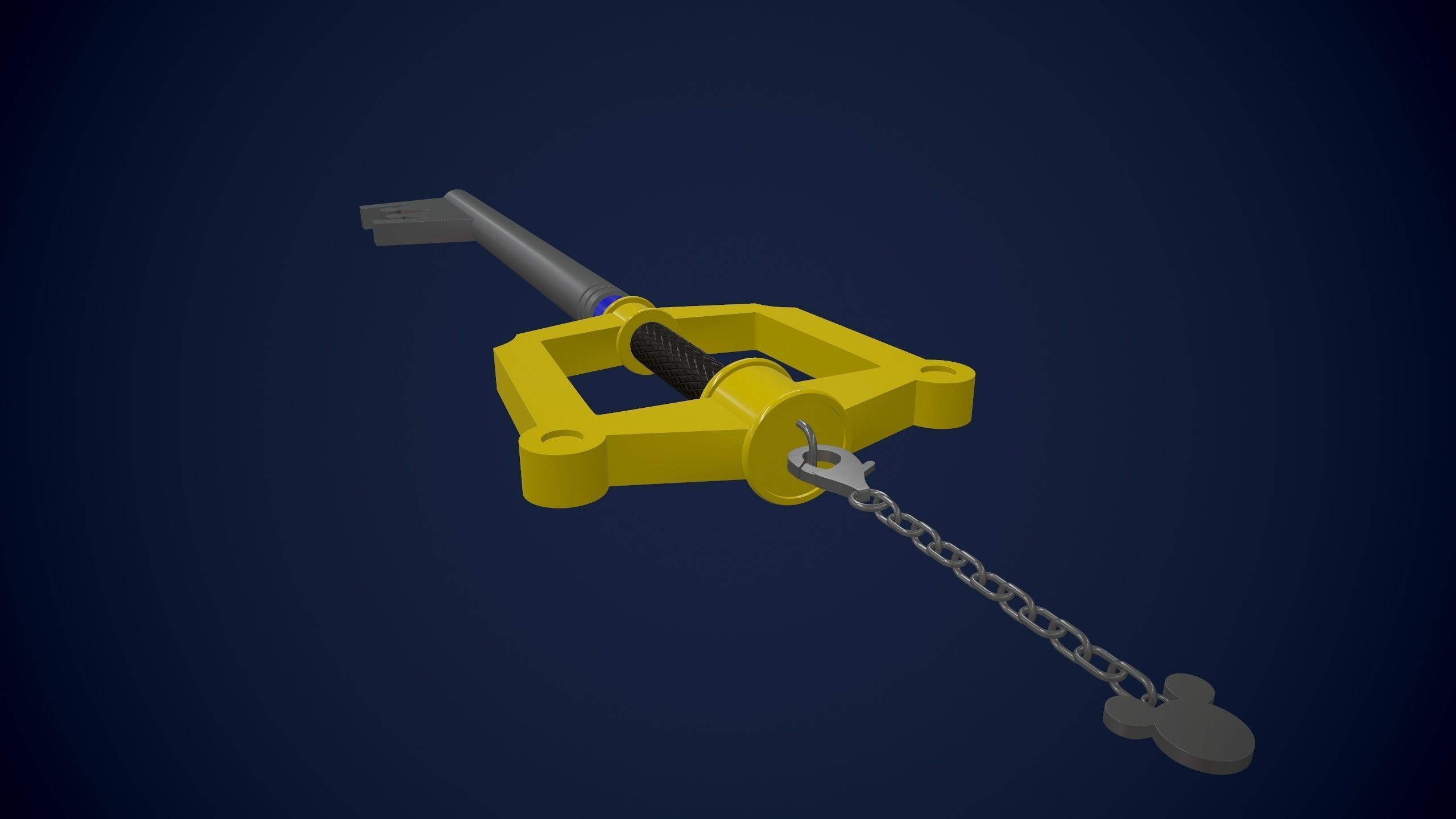 Kingdom Key Keyblade 3D Print 3D print model_2