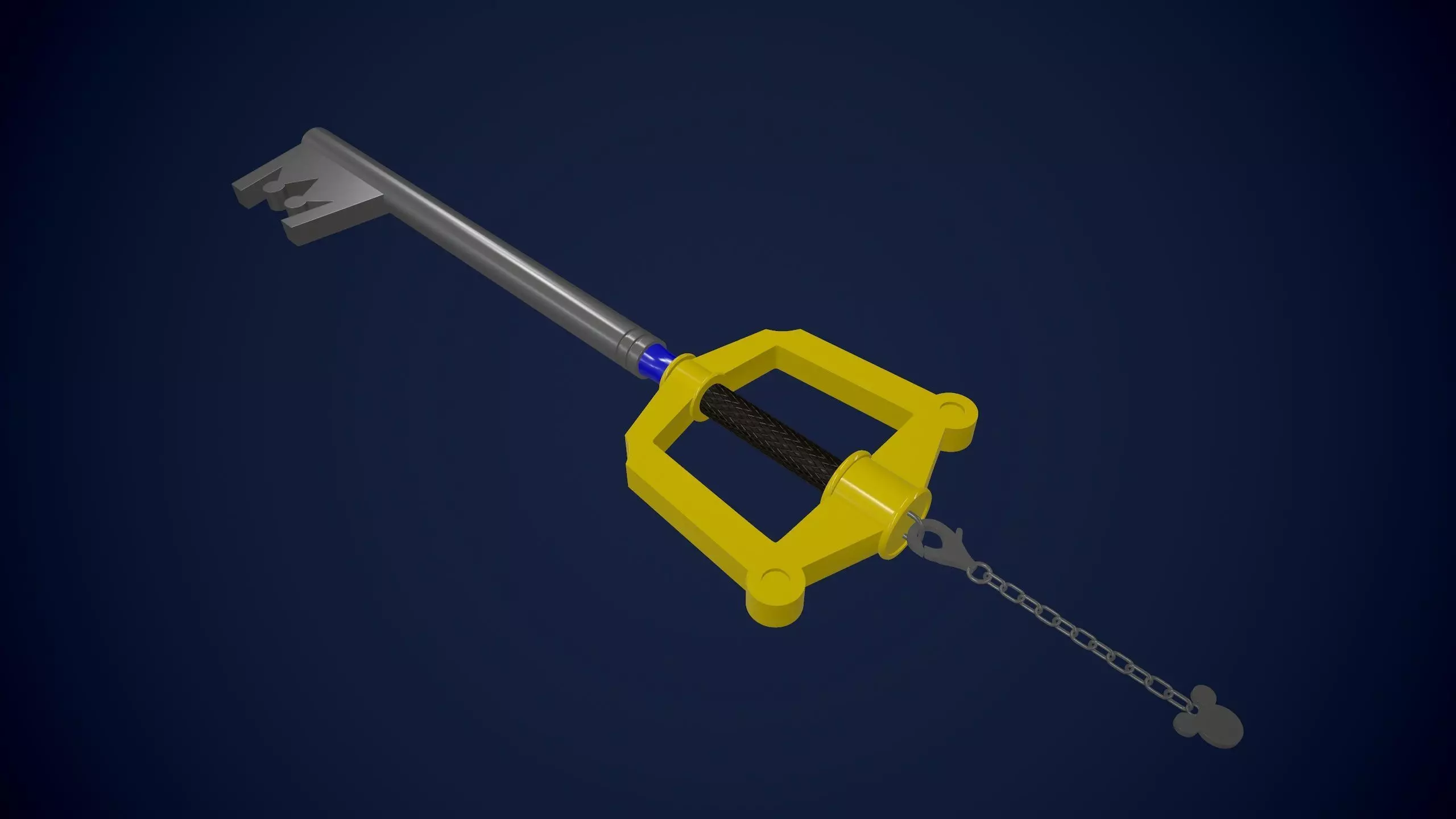 Kingdom Key Keyblade 3D Print 3D print model_0