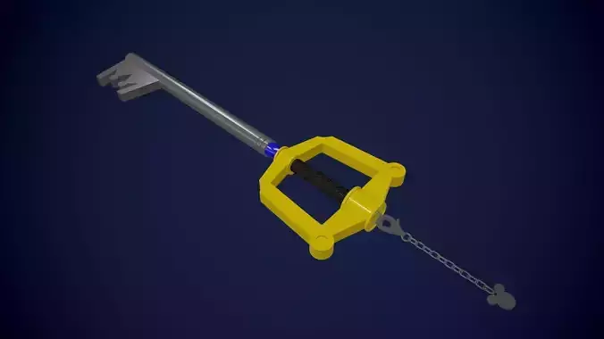 Kingdom Key Keyblade 3D Print 3D print model