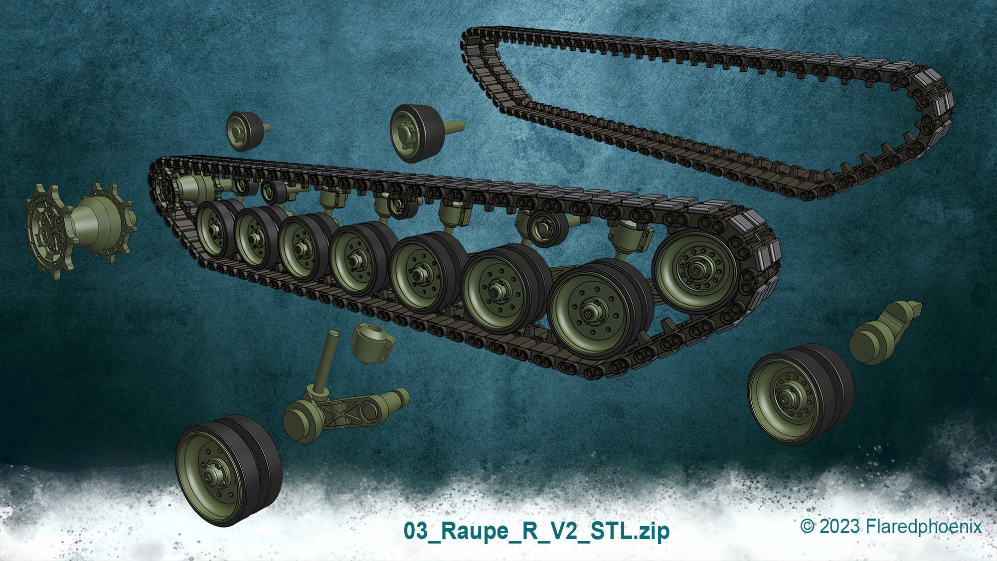 Leopard 2 A4 3D print model_19