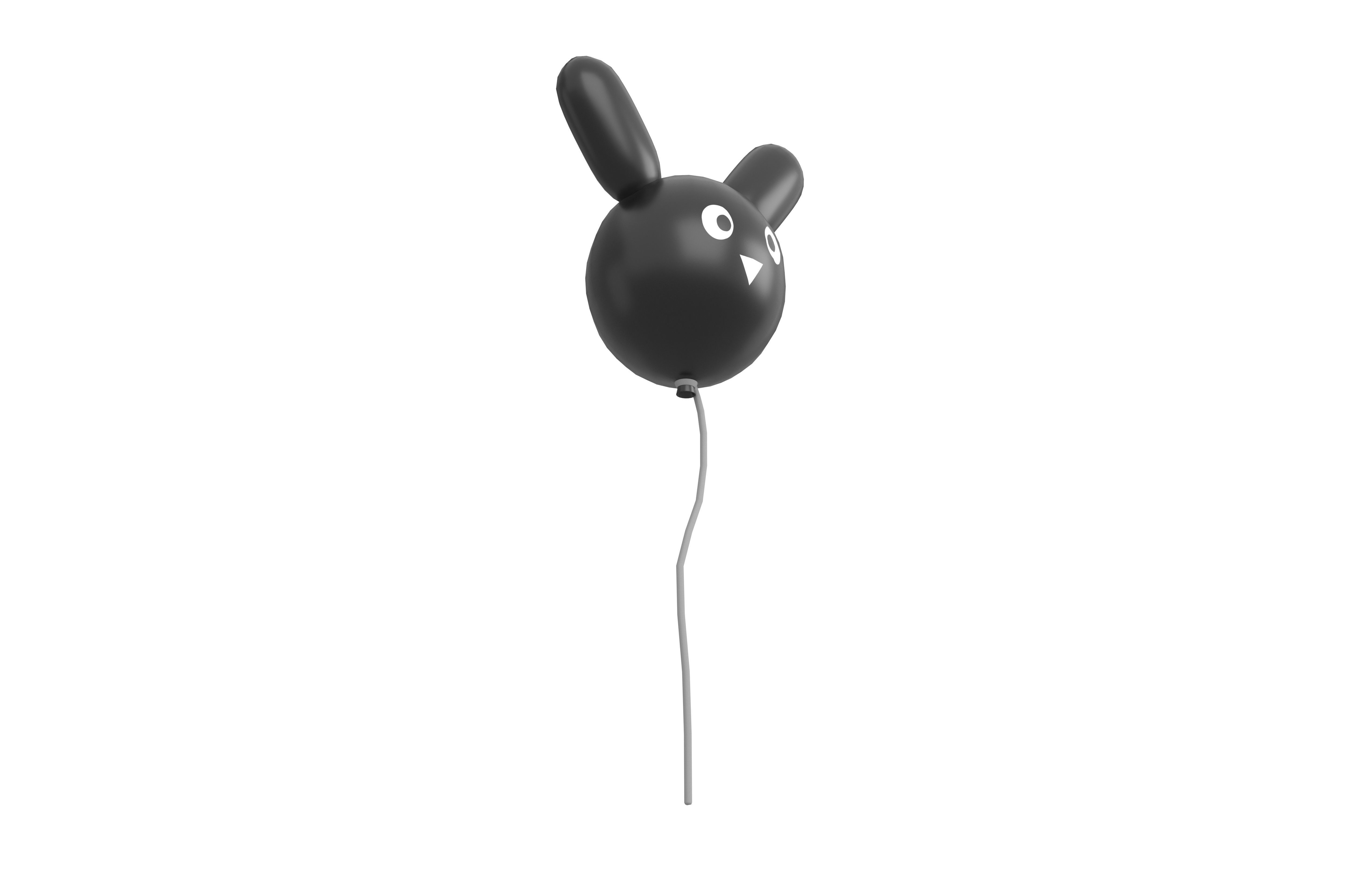 Rabbit Balloons v1 019 Low-poly 3D model_2