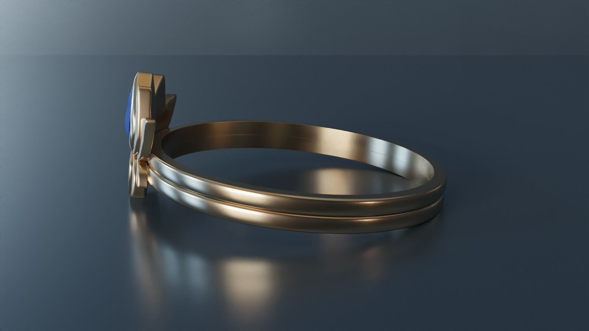 Lotus Ring 2 3D print model_7