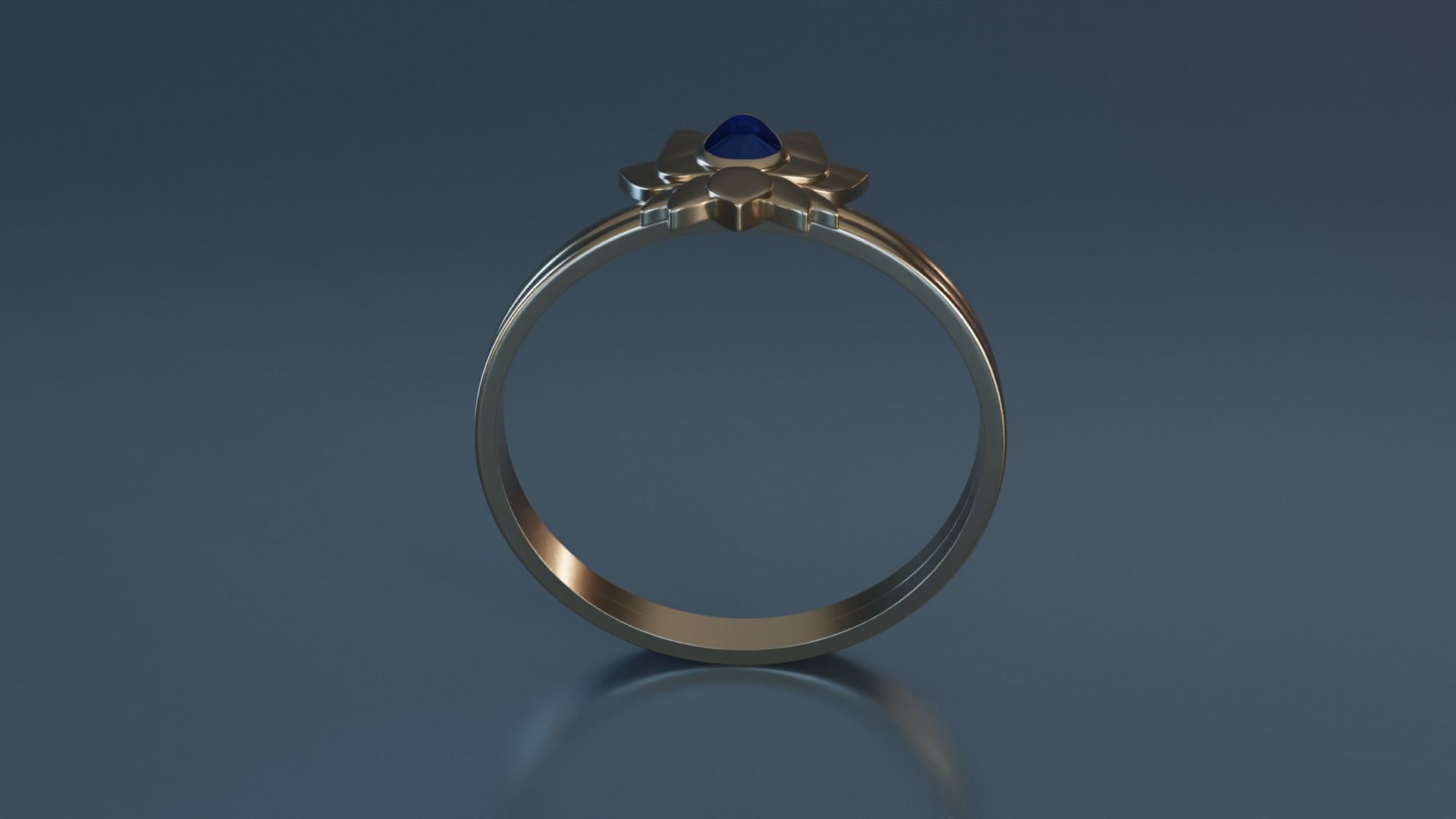 Lotus Ring 2 3D print model_5