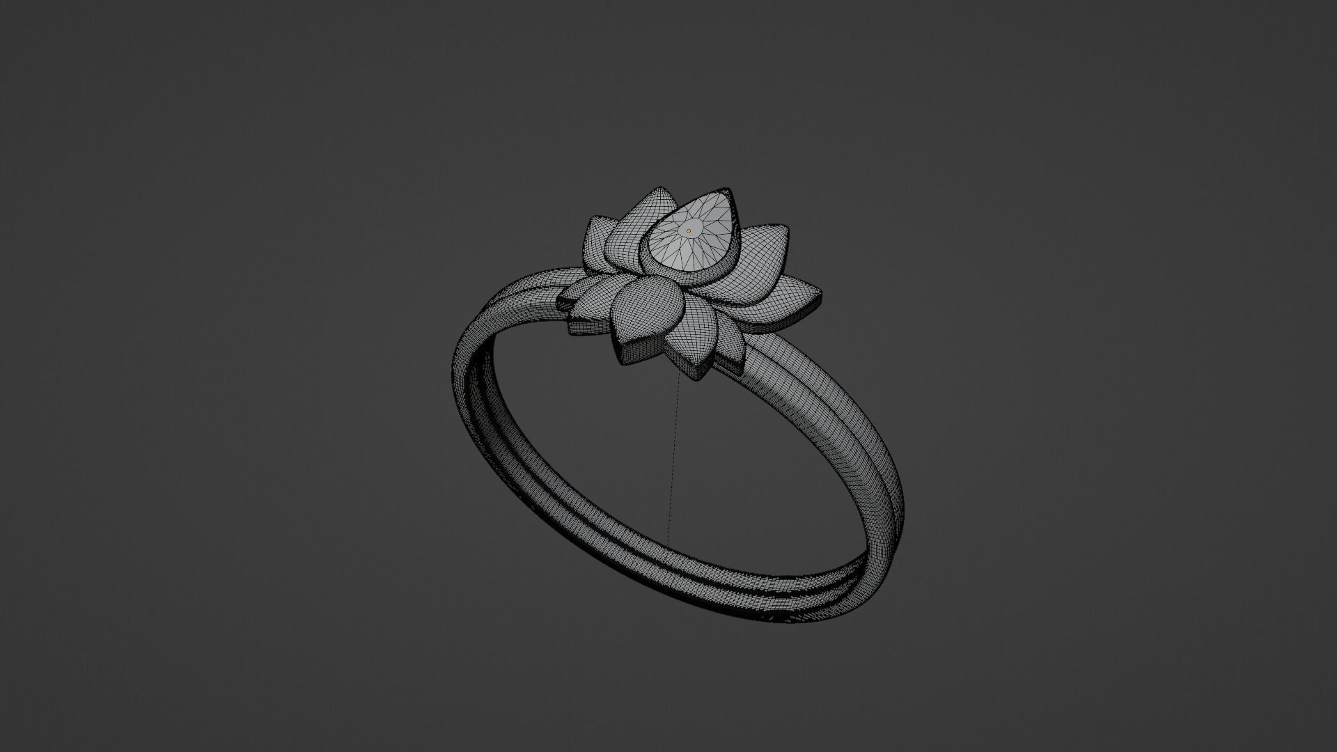 Lotus Ring 2 3D print model_9