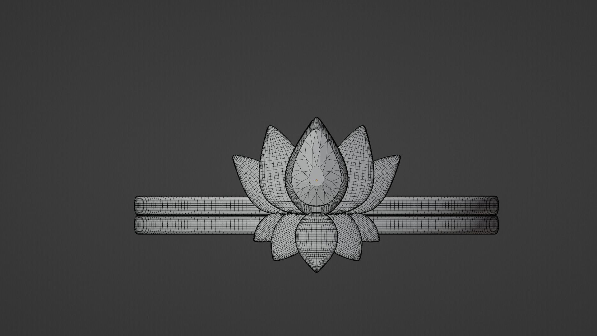 Lotus Ring 2 3D print model_8