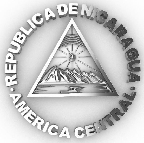 Escudo de Nicaragua - Coat of Arms Nicaragua 3D print model_4