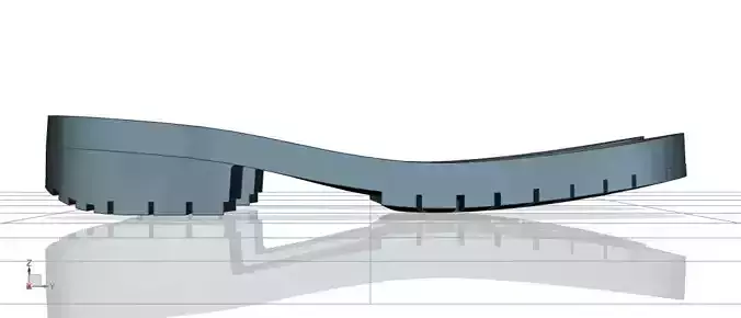 Shoe Sole Size 41 3D print model