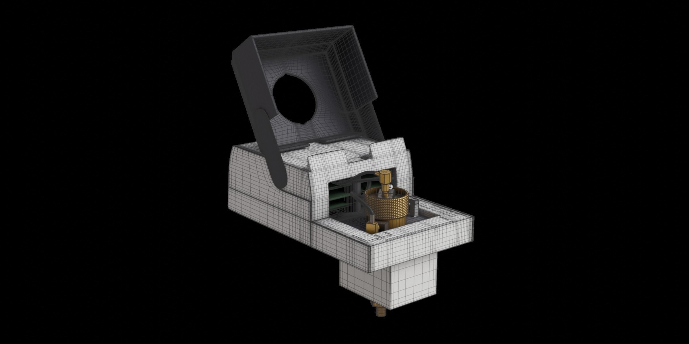 Flame Ionization Detector 3D model_3