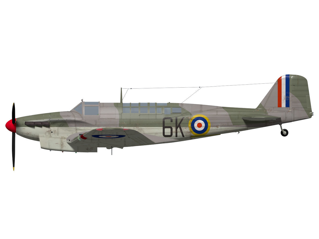 Fairey Fulmar Mk1 3D model_8