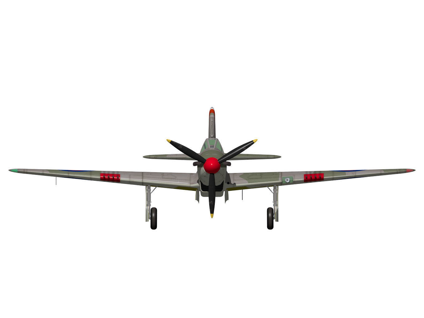 Fairey Fulmar Mk1 3D model_11