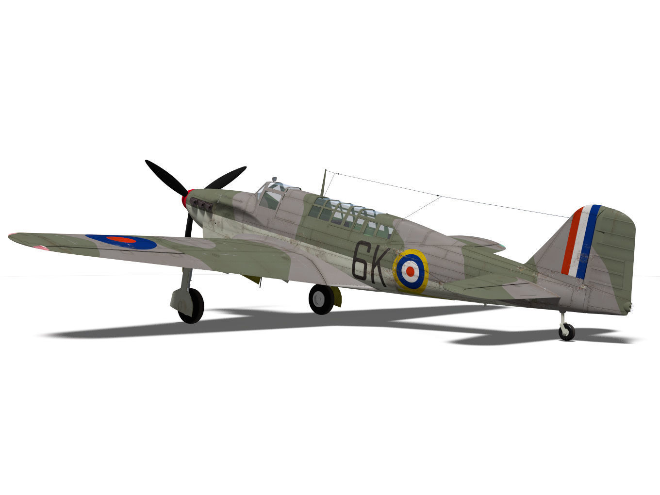 Fairey Fulmar Mk1 3D model_6