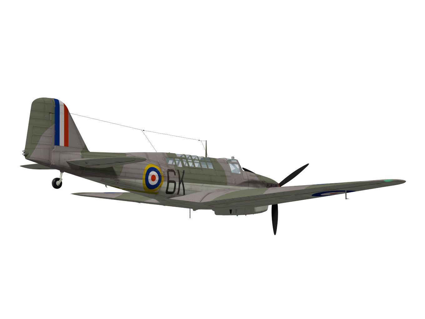 Fairey Fulmar Mk1 3D model_4