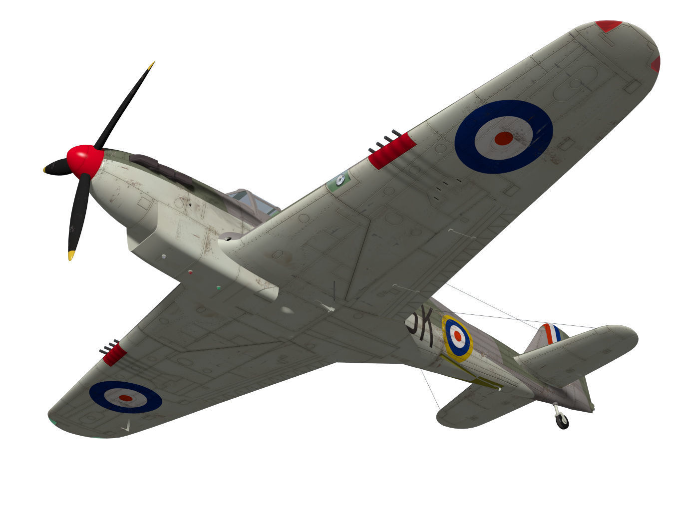 Fairey Fulmar Mk1 3D model_3