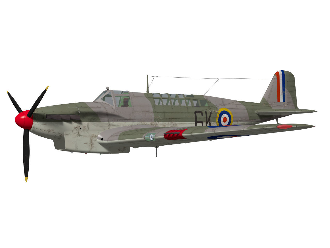 Fairey Fulmar Mk1 3D model_2