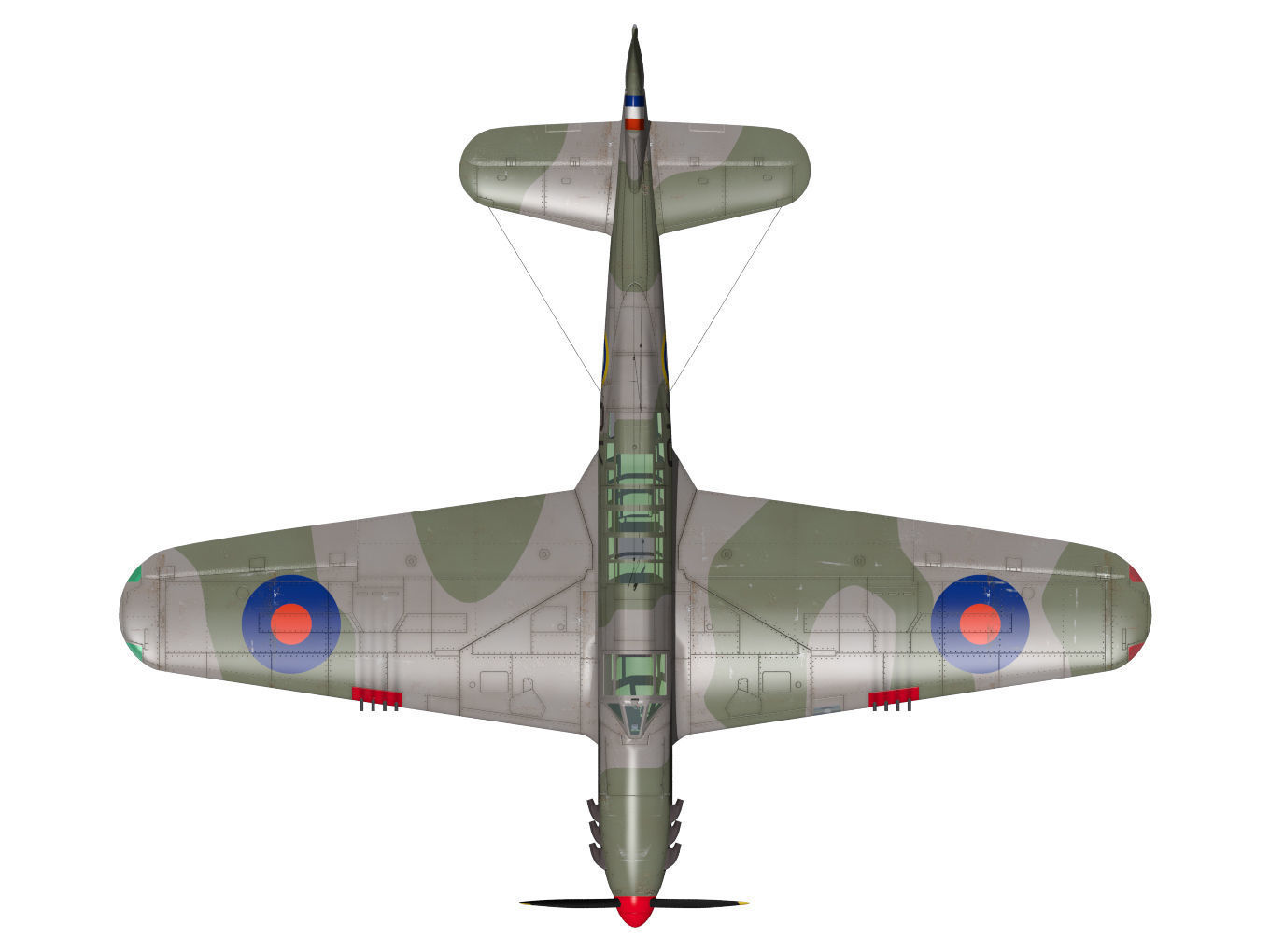 Fairey Fulmar Mk1 3D model_12