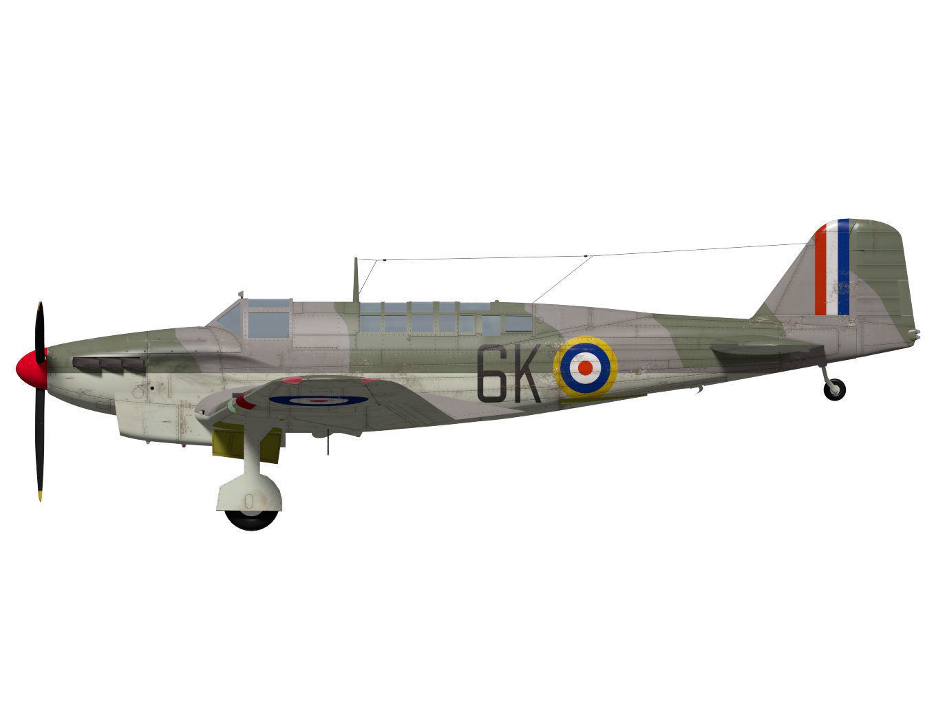 Fairey Fulmar Mk1 3D model_9
