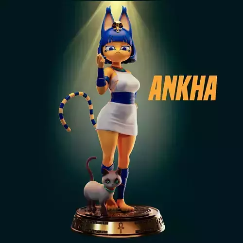 Ankha Animal Crossing 3D  3D print model