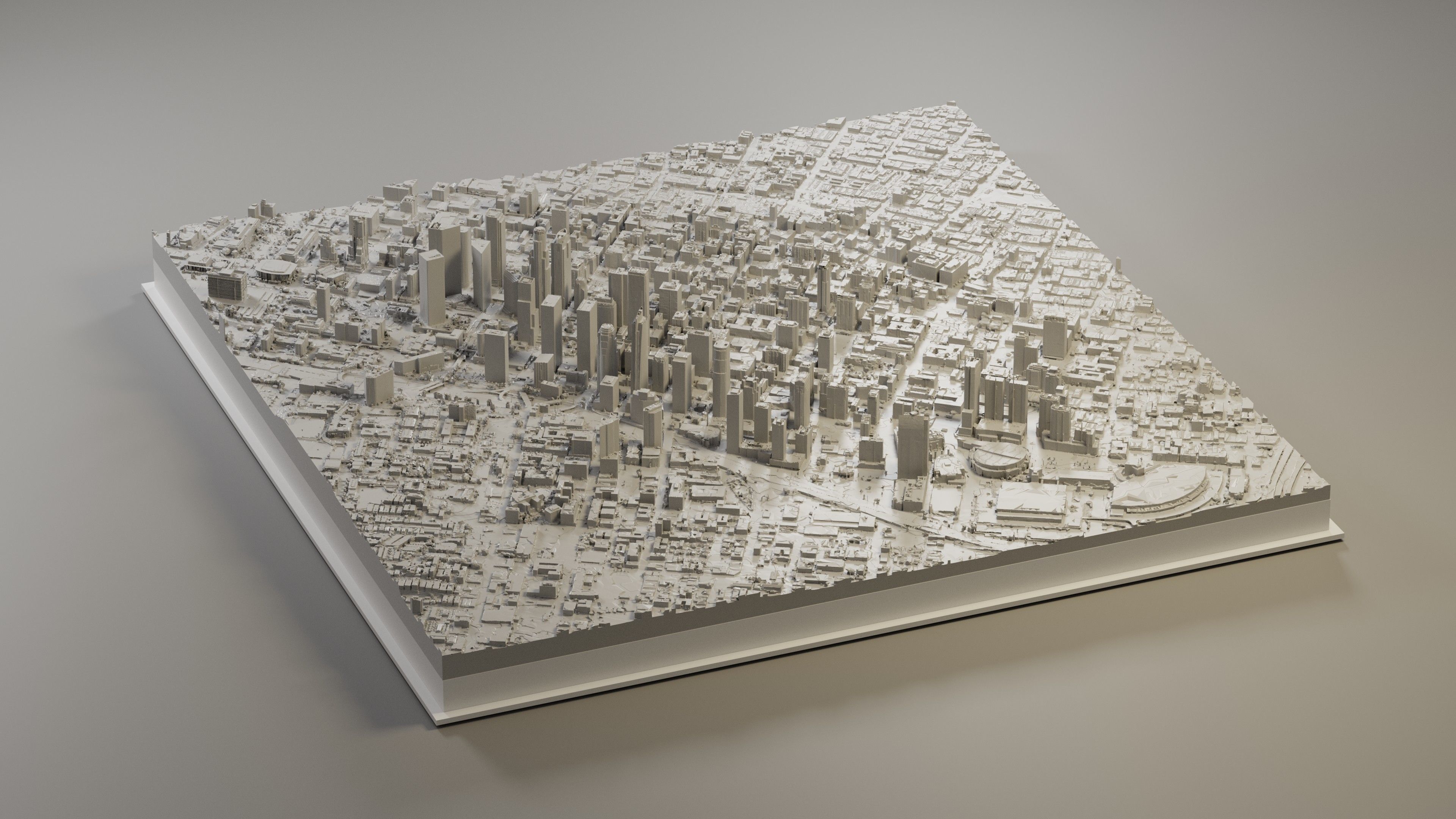 3D MODEL OF LOS ANGELES CALIFORNIA 3D print model_1