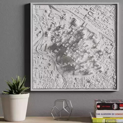 3D MODEL OF HOUSTON TEXAS USA 3D print model