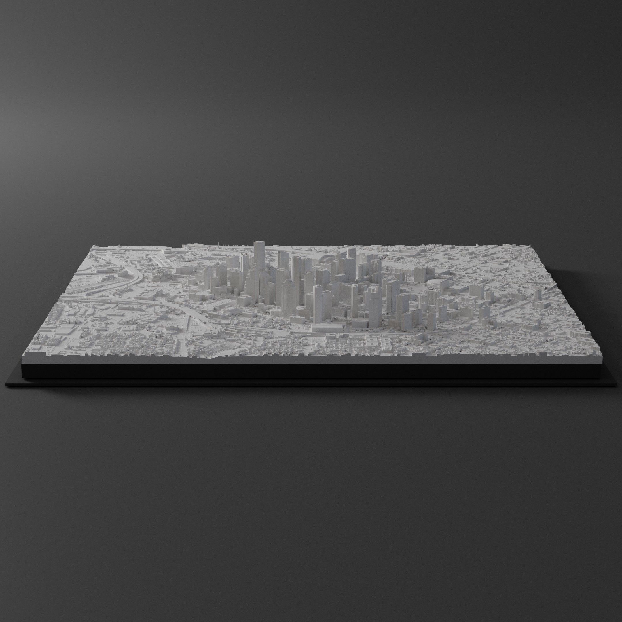 3D MODEL OF HOUSTON TEXAS USA 3D print model_3