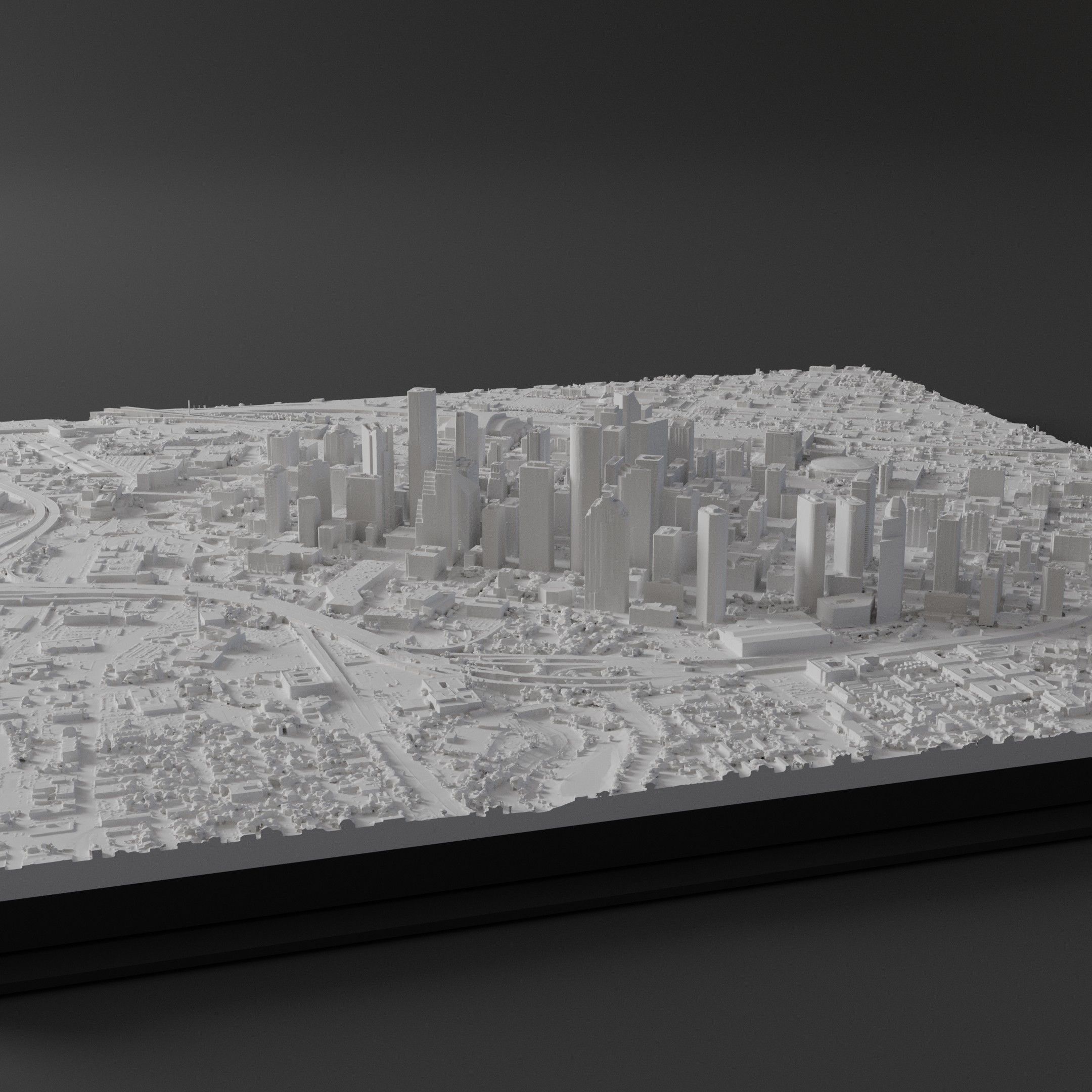3D MODEL OF HOUSTON TEXAS USA 3D print model_2