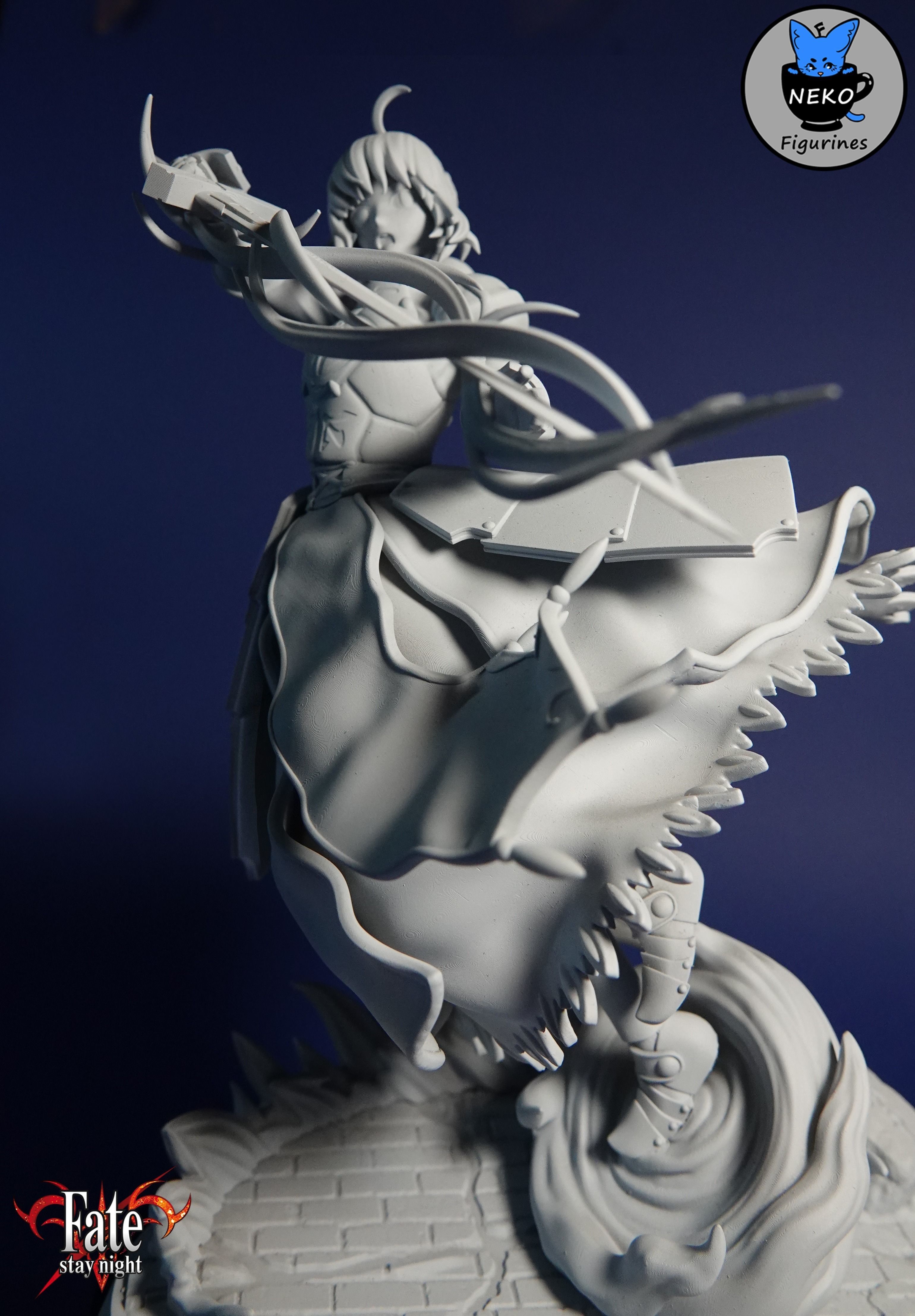 Saber Artoria Pendragon - FATE ANIME FIGURINE STL 3D model 3D printable ...