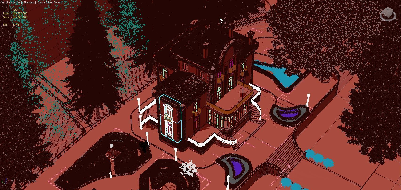  Exterior Trabzon Ataturk Mansion 3D model_10