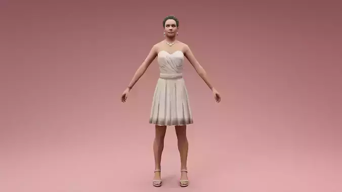 Eternal Elegance Bridal Bliss Collection Low-poly 3D model