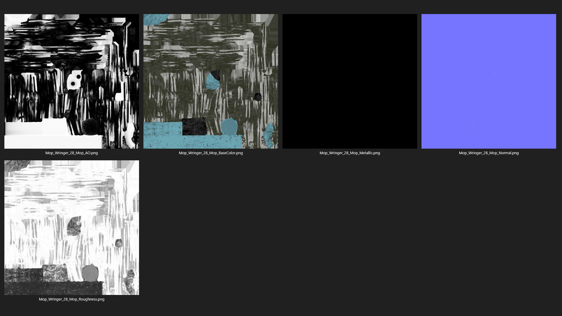 Mop Wringer 2B Low-poly 3D model_11