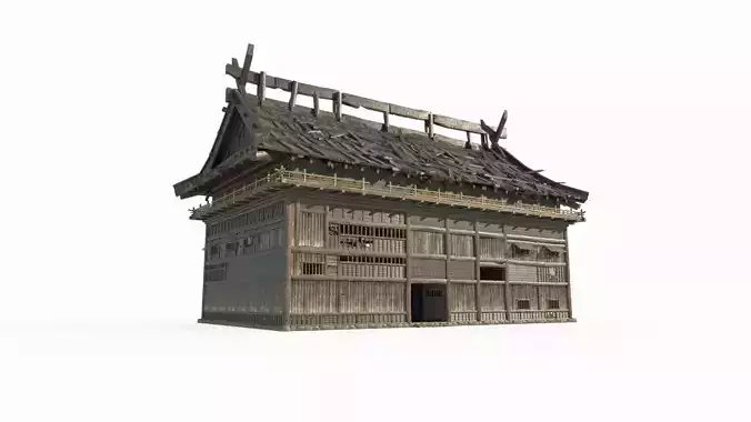 Ancient East Asian Architecture Large Houses