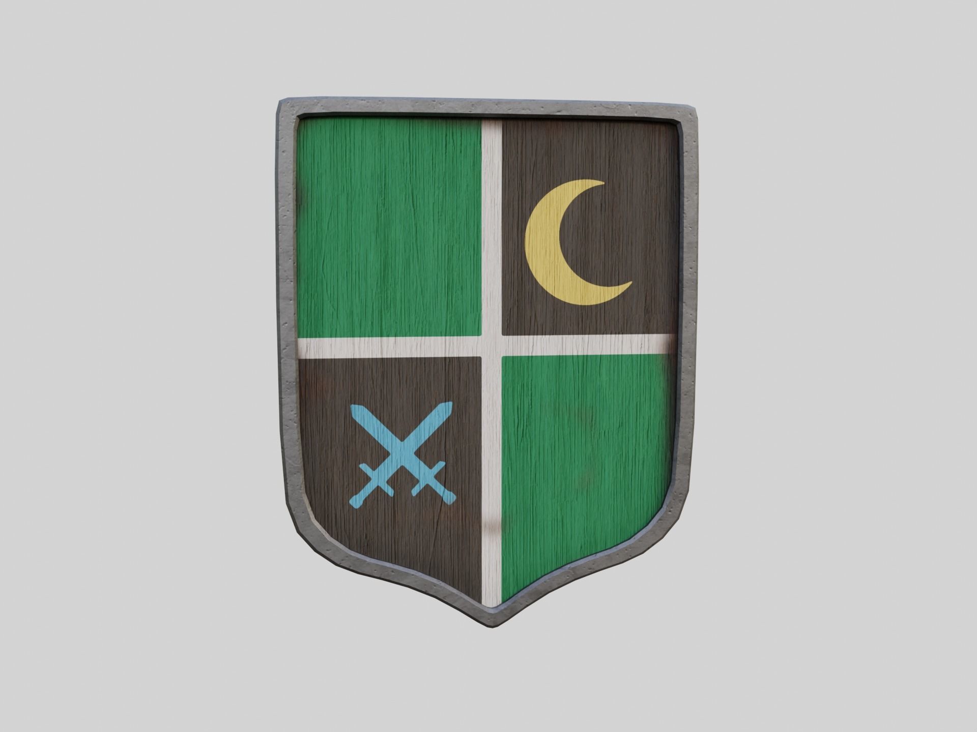 Coat Of Arms Collection 3 Low-poly 3D model_5