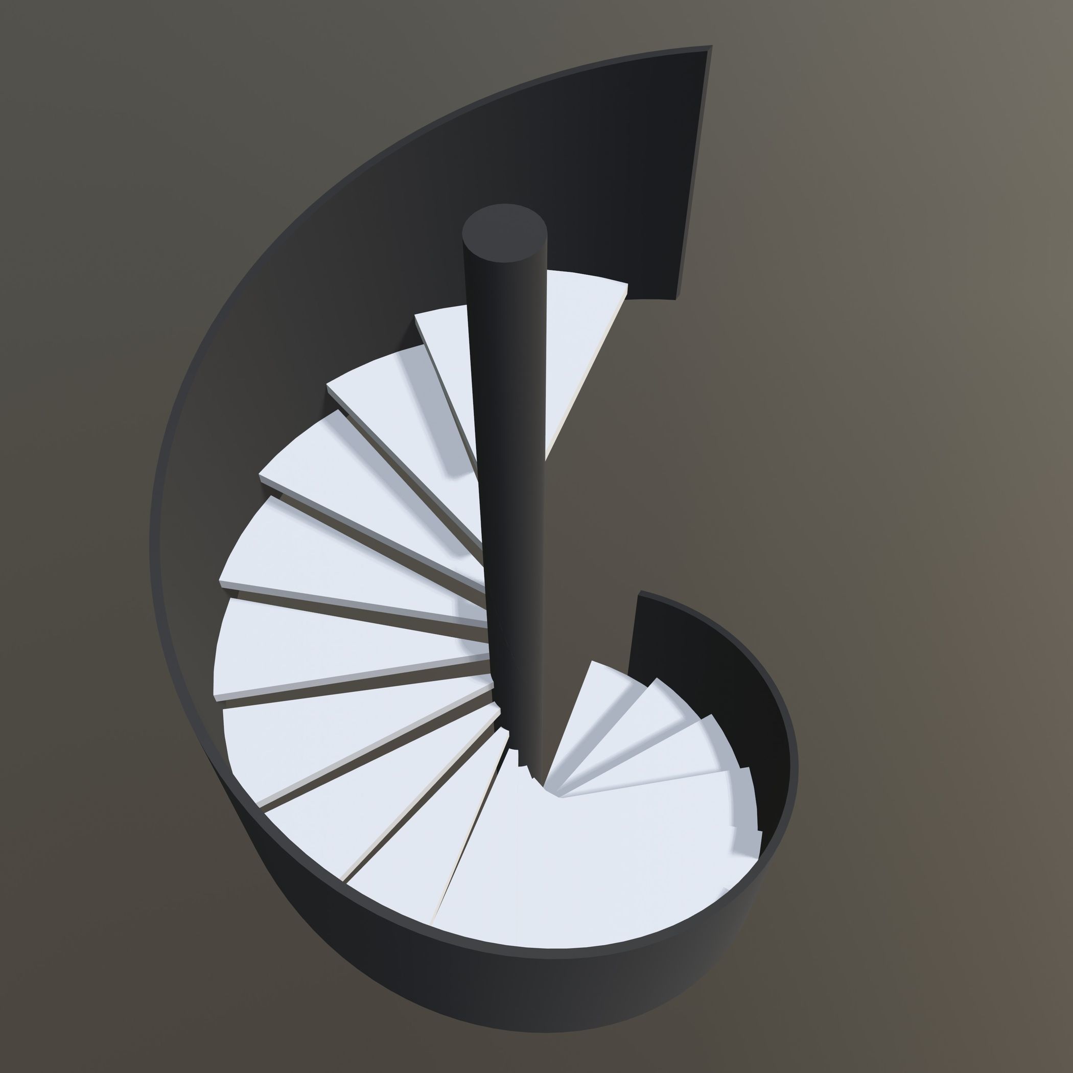 Spiral stair 2023-0001 3D model_4