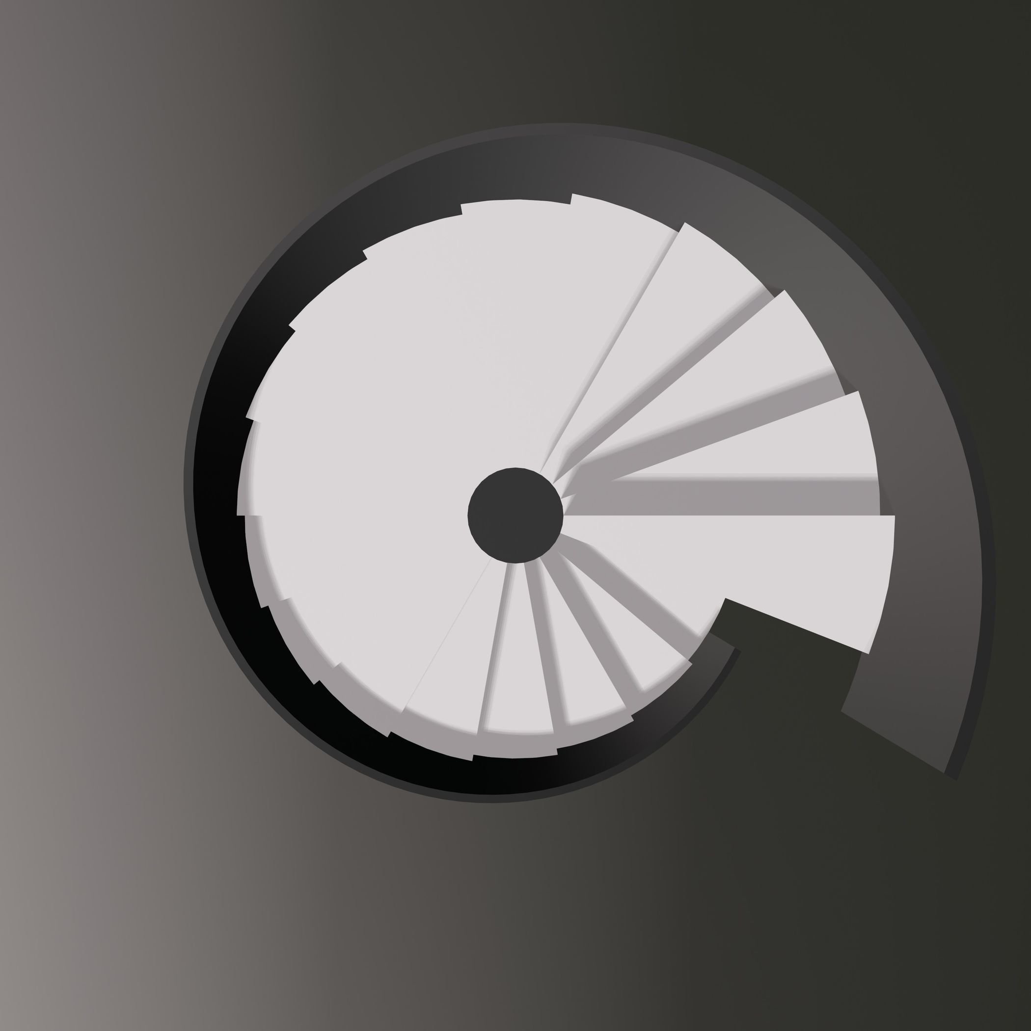 Spiral stair 2023-0001 3D model_3