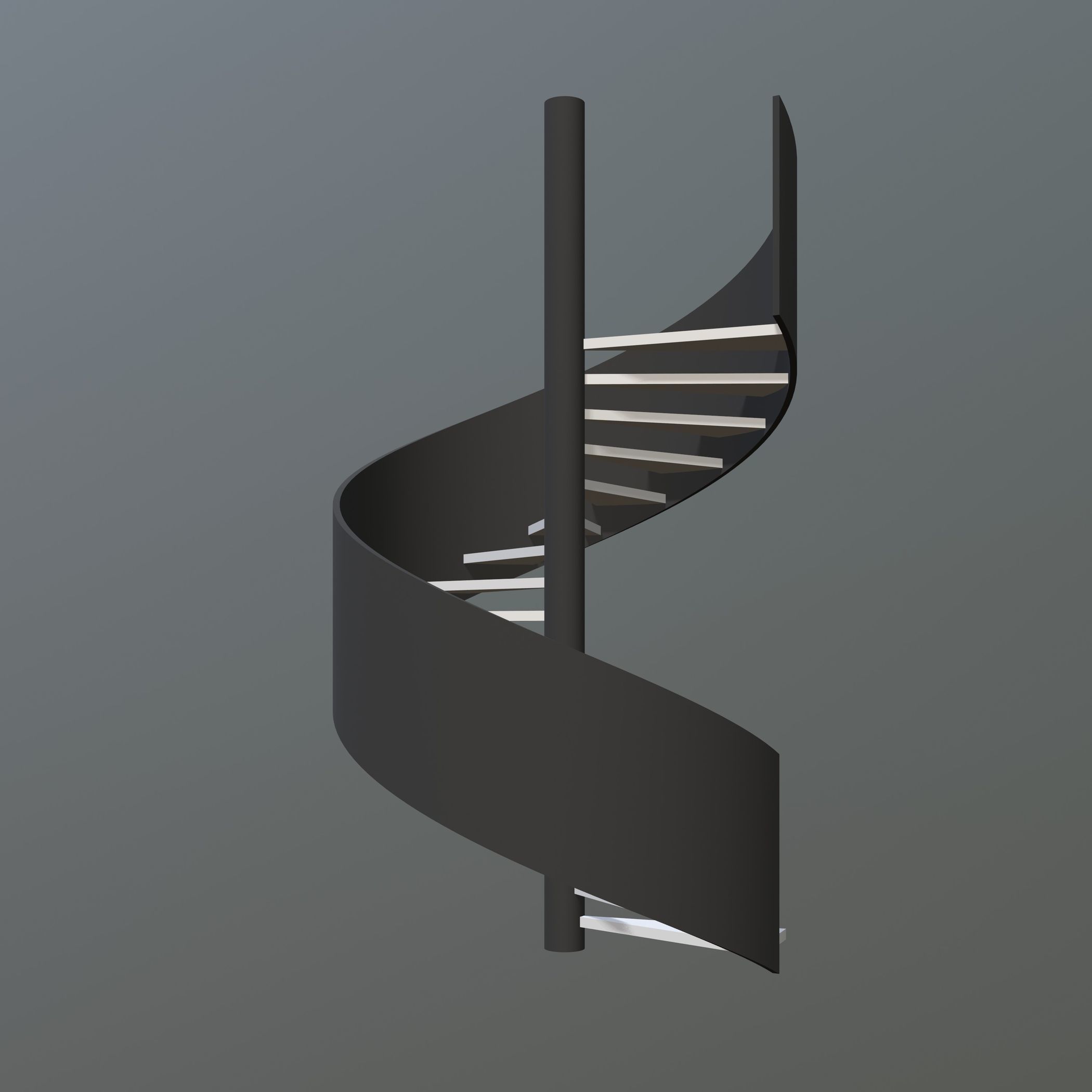 Spiral stair 2023-0001 3D model_1