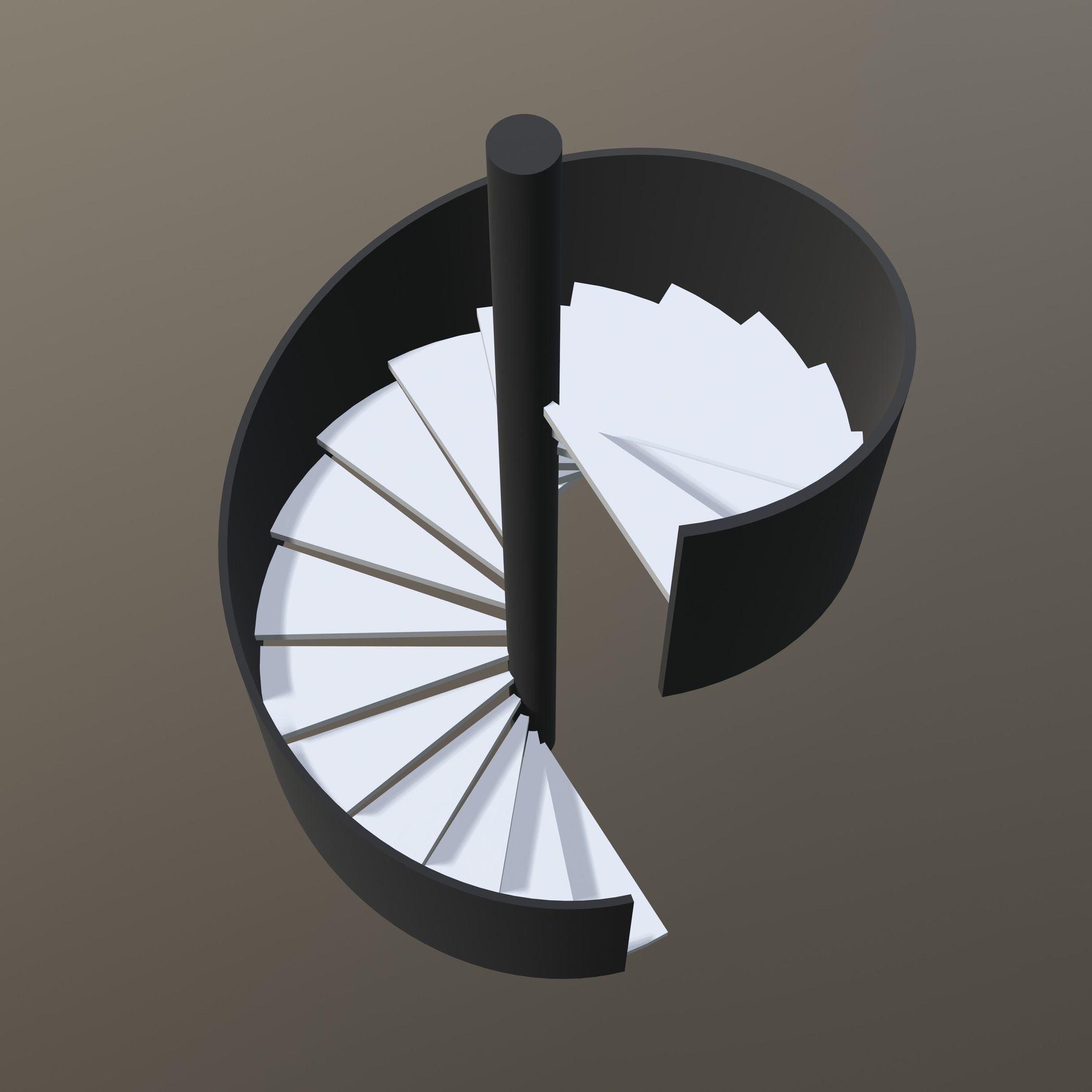 Spiral stair 2023-0001 3D model_2