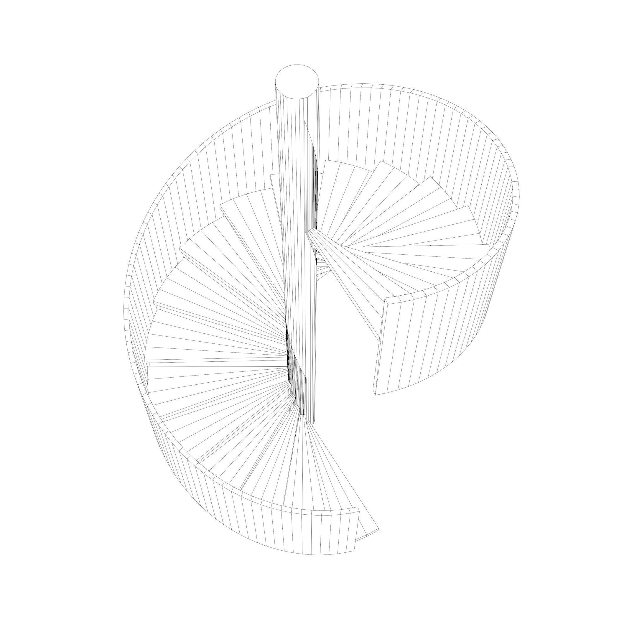Spiral stair 2023-0001 3D model_7