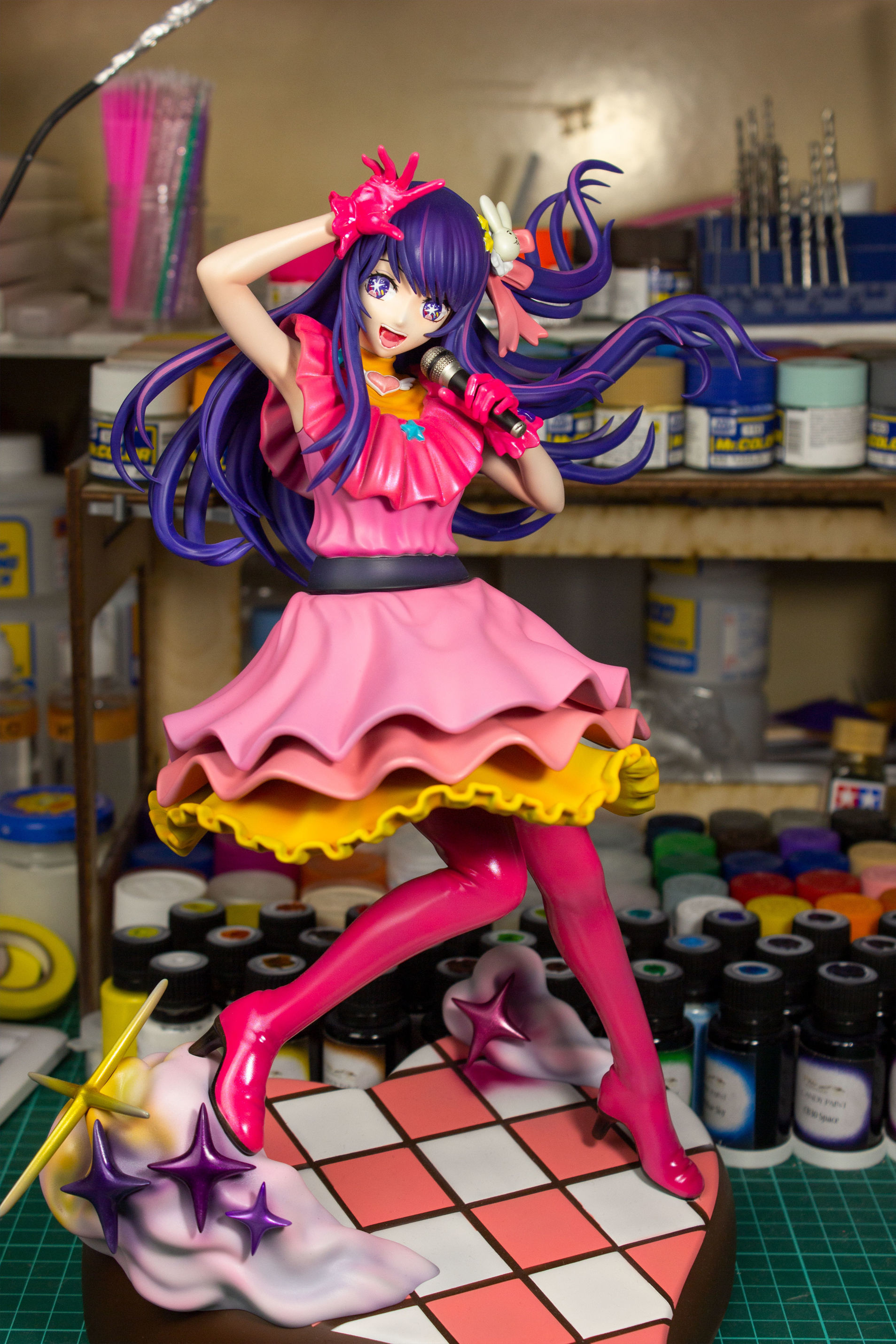 Hoshino Ai - OSHI NO KO Anime Figurine STL 3DPrinting 3D print model_2