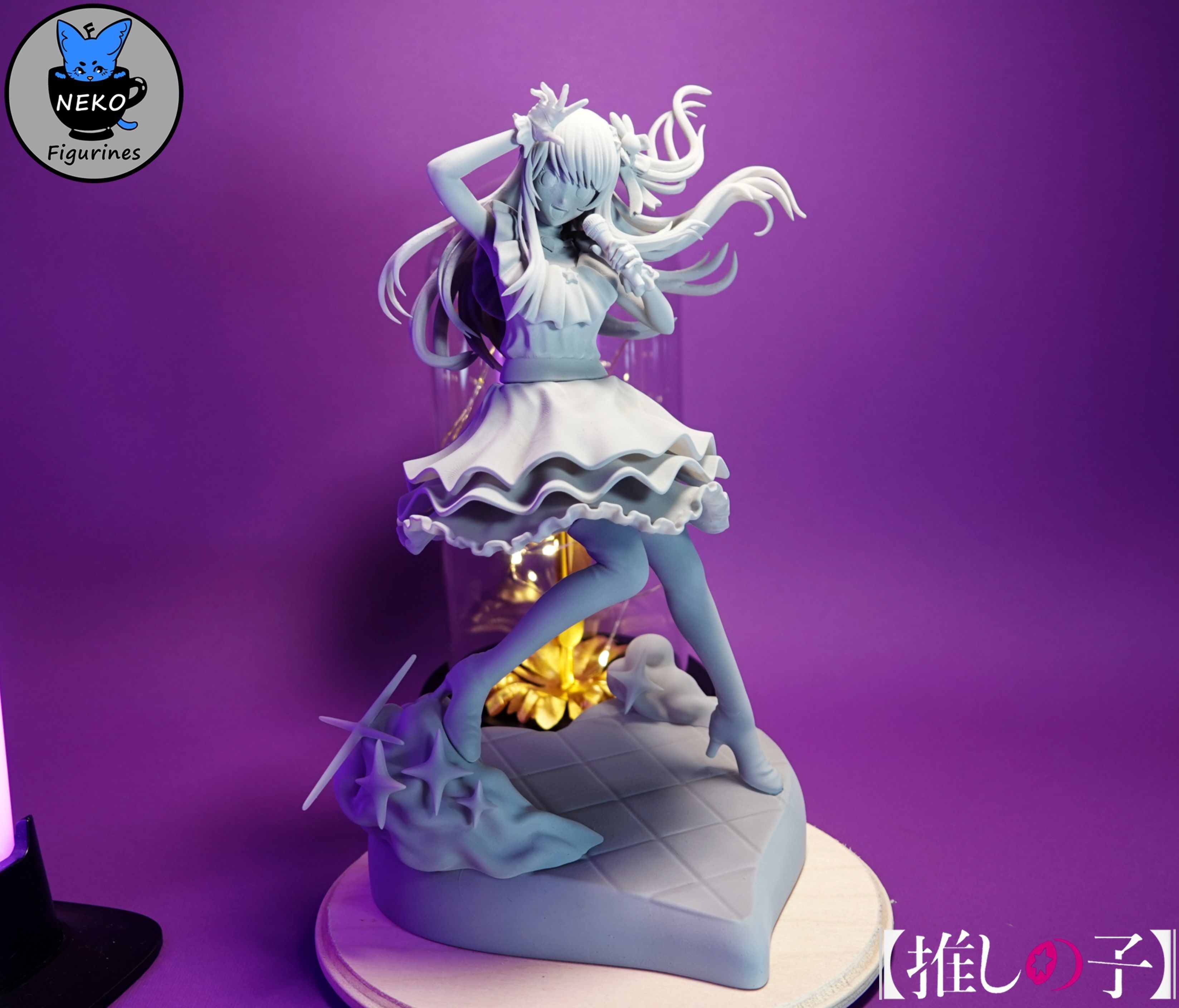 Hoshino Ai - OSHI NO KO Anime Figurine STL 3DPrinting 3D print model_10
