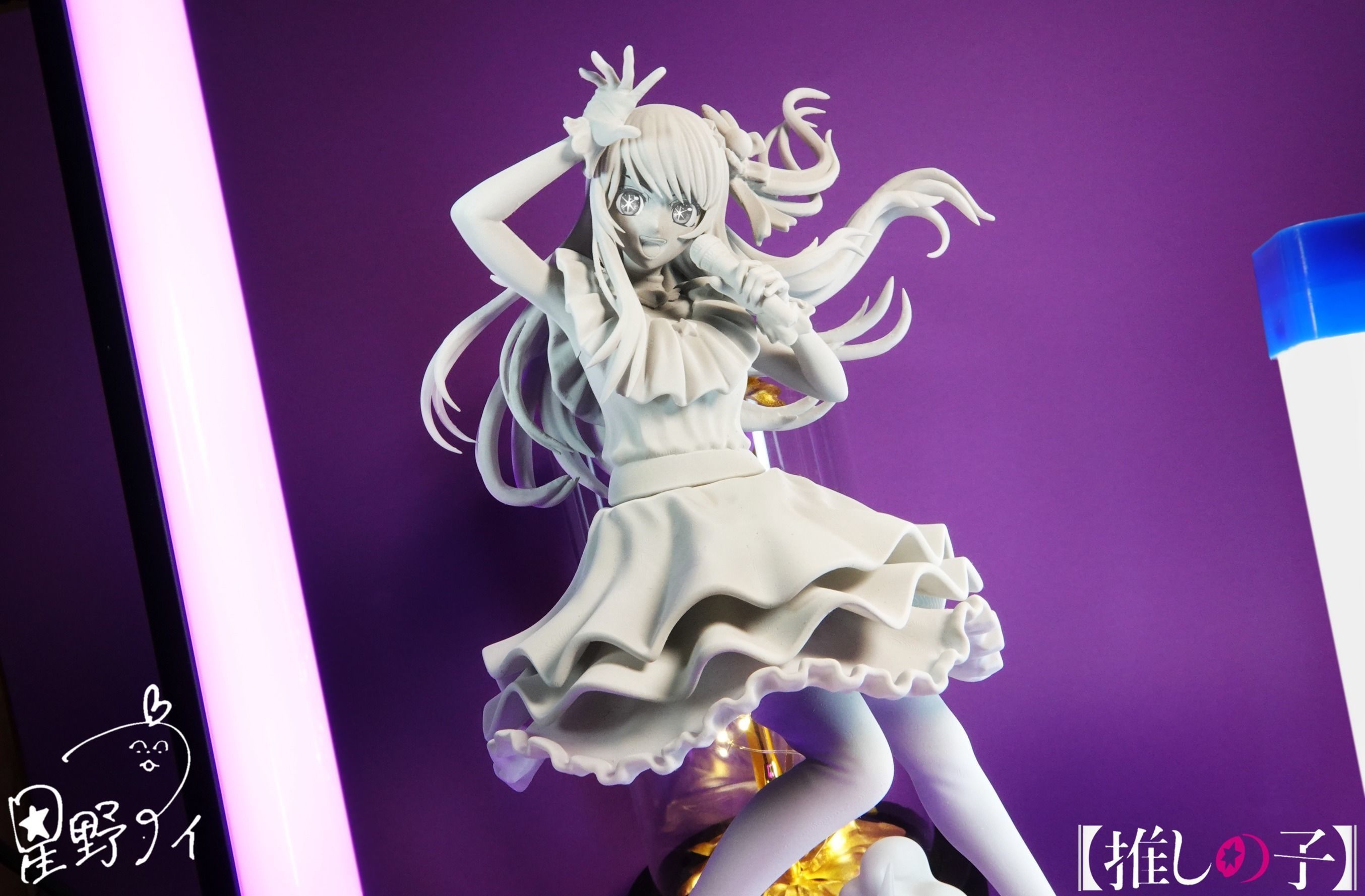 Hoshino Ai - OSHI NO KO Anime Figurine STL 3DPrinting 3D print model_3