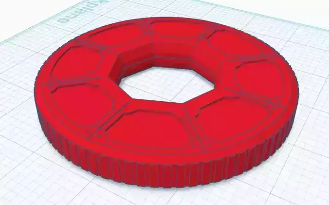 Power Rangers Samurai Power Disc 3D print model