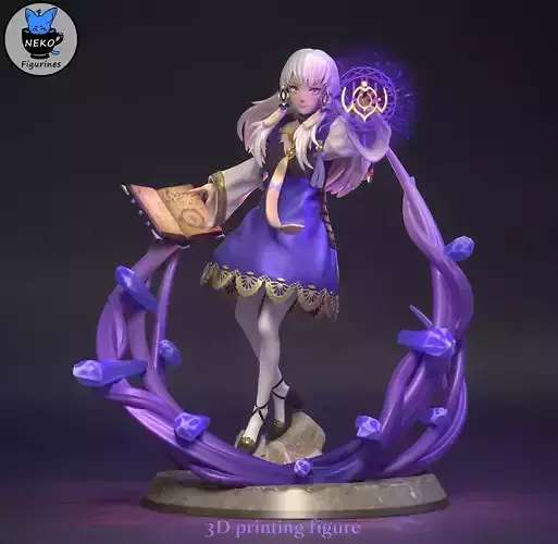 Lysithea - Fire Emblem ThreeHouses Game Figurine STL 3DPrinting  3D print model