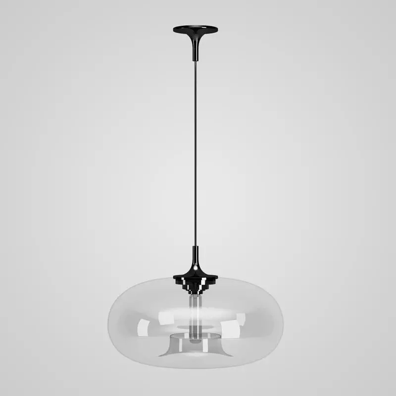 Hanging Glass Lamp 40 3D model_0