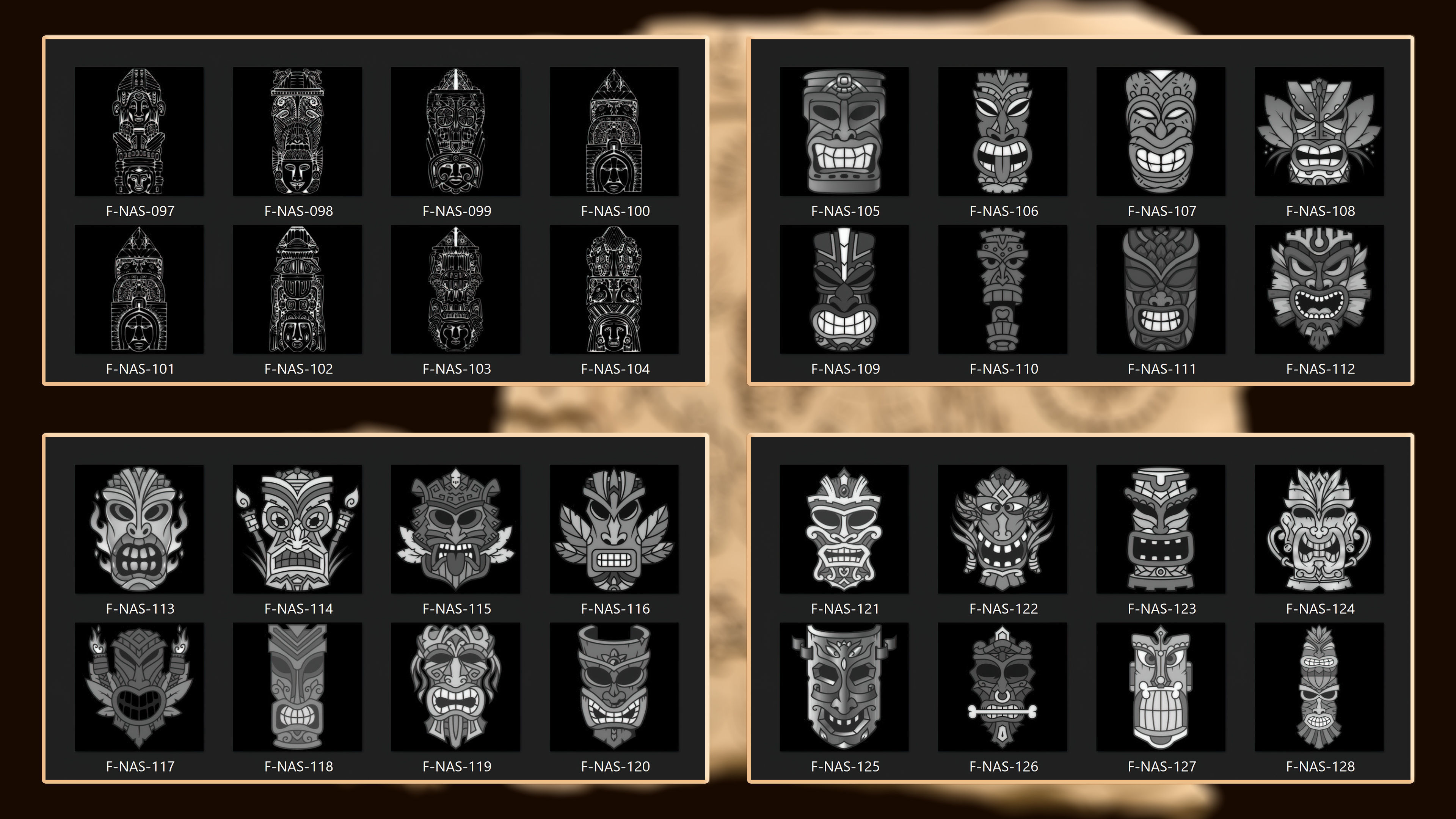 860 Native Indian americans symbol Alpha 3D model_4