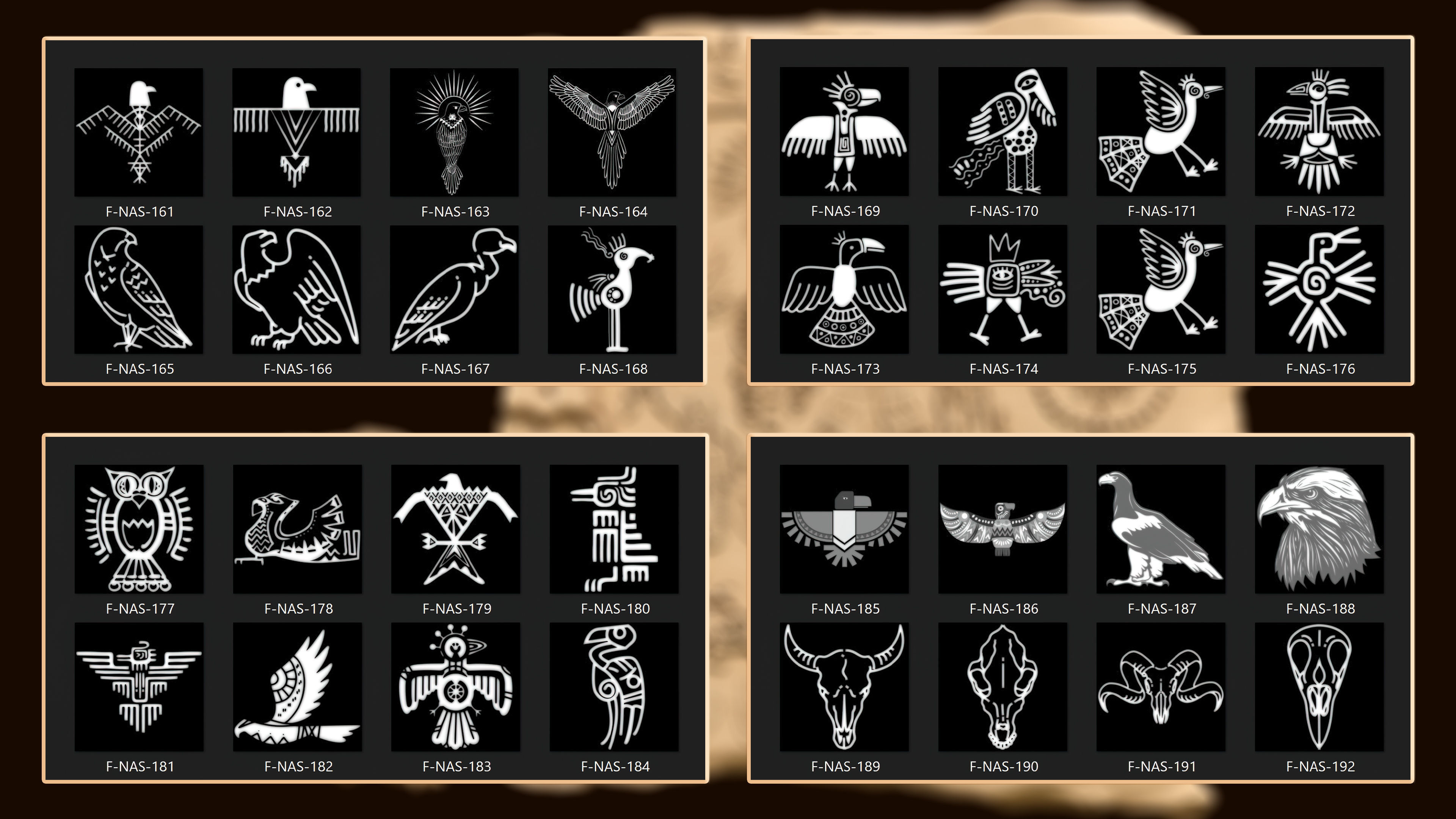 860 Native Indian americans symbol Alpha 3D model_6