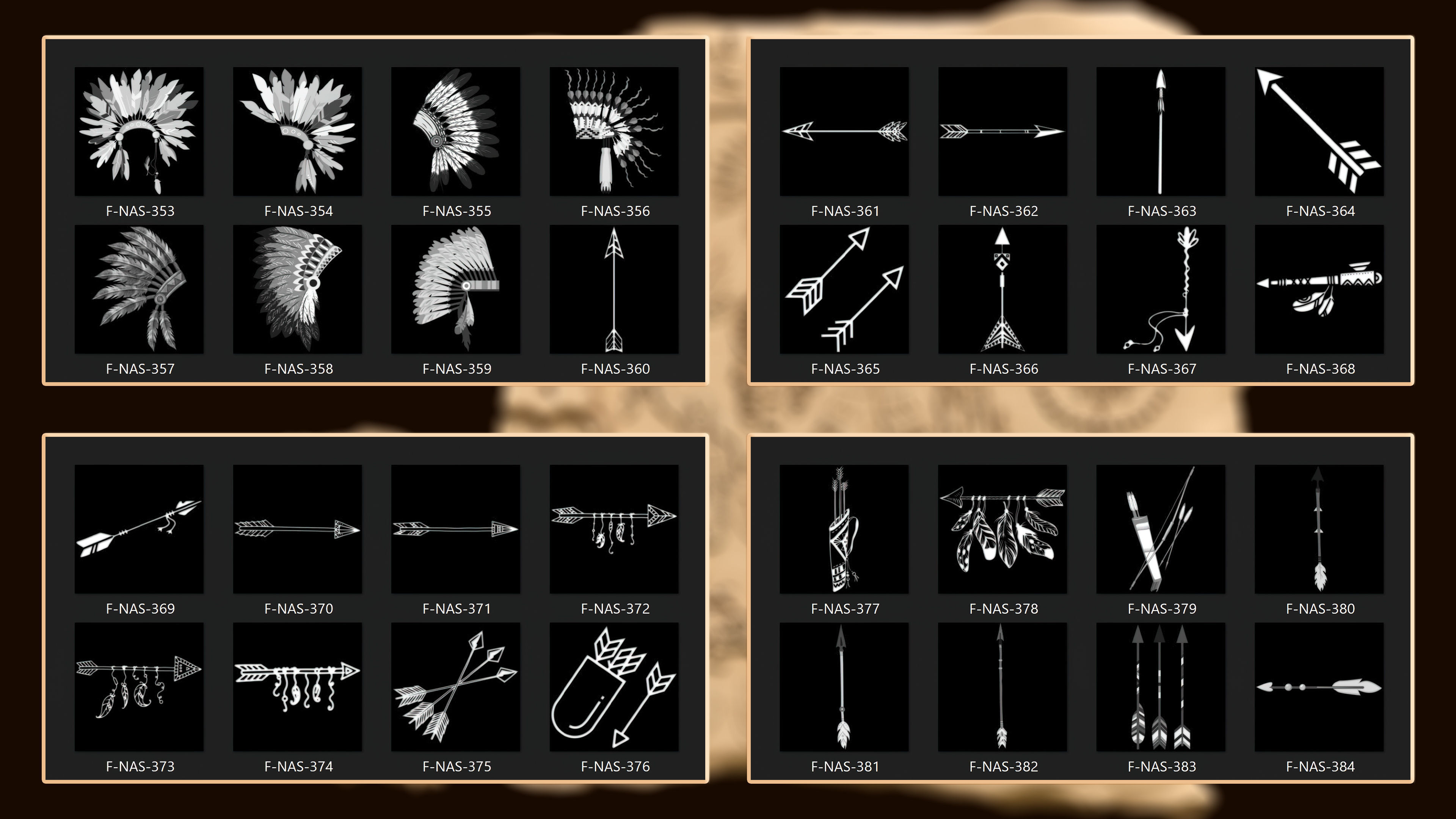 860 Native Indian americans symbol Alpha 3D model_12