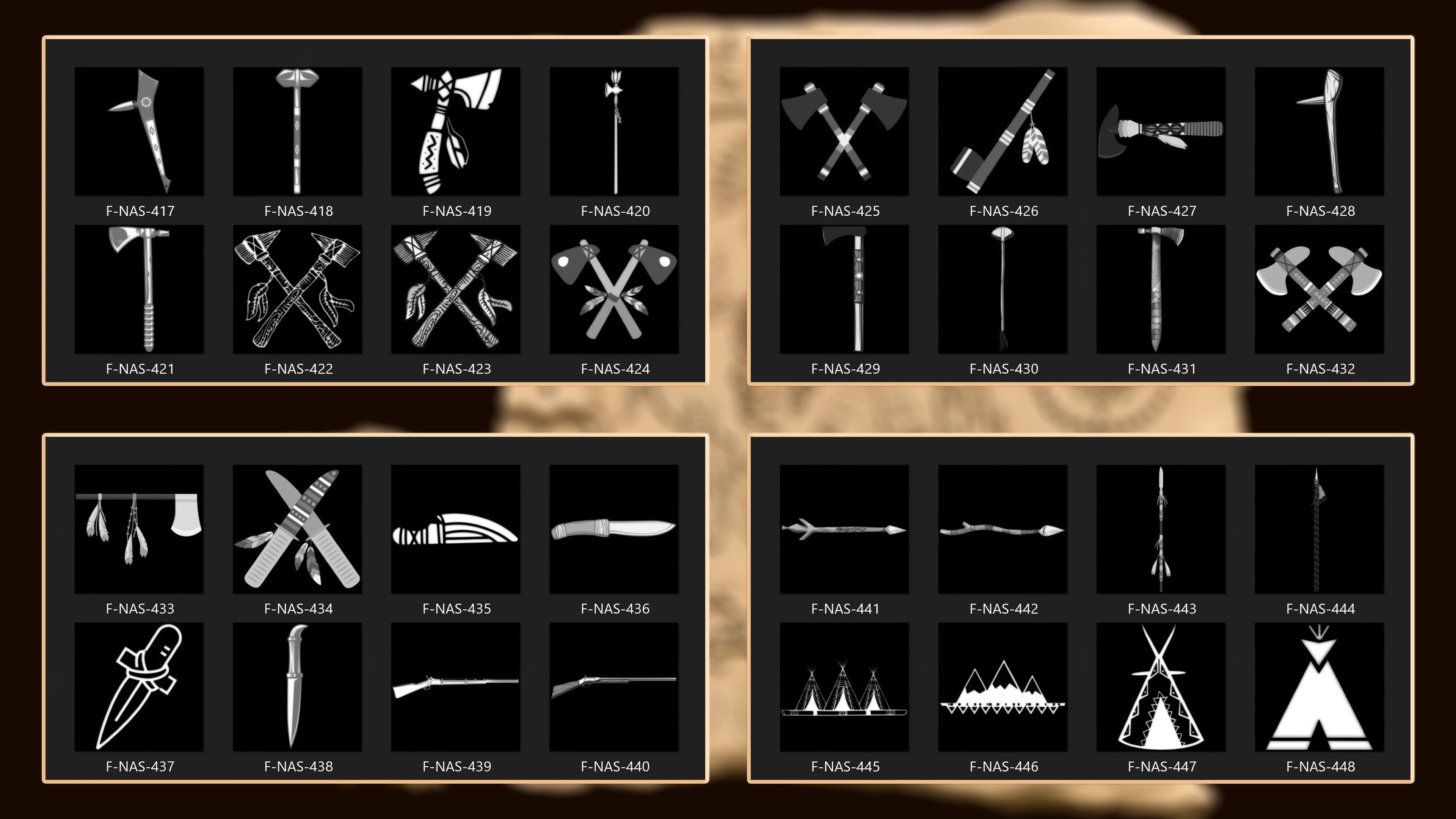 860 Native Indian americans symbol Alpha 3D model_14