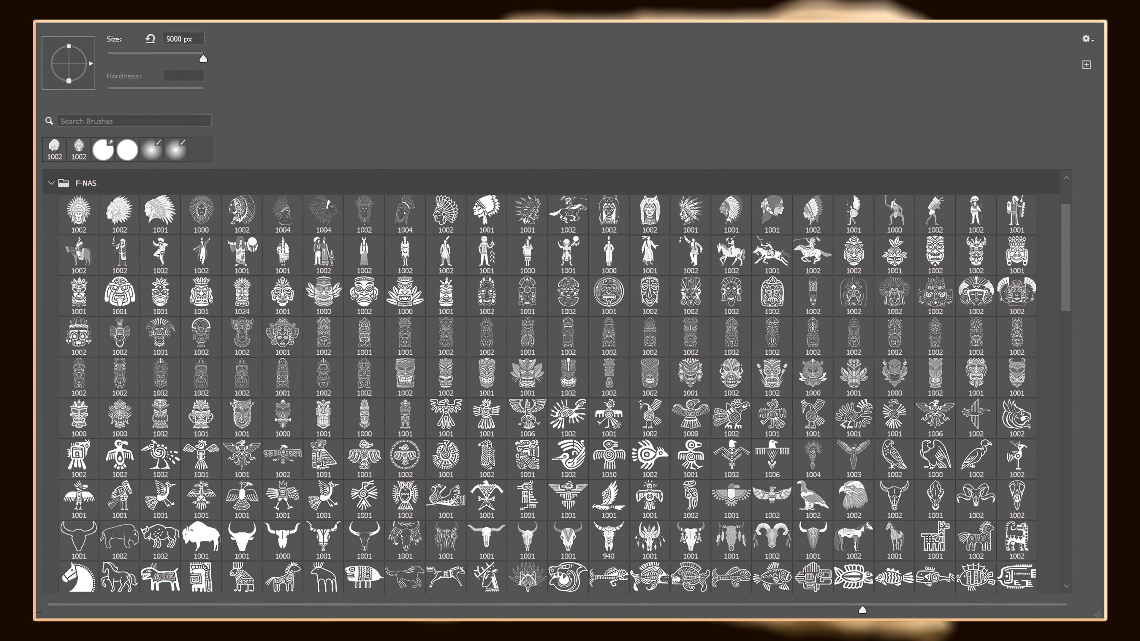 860 Native Indian americans symbol Alpha 3D model_28