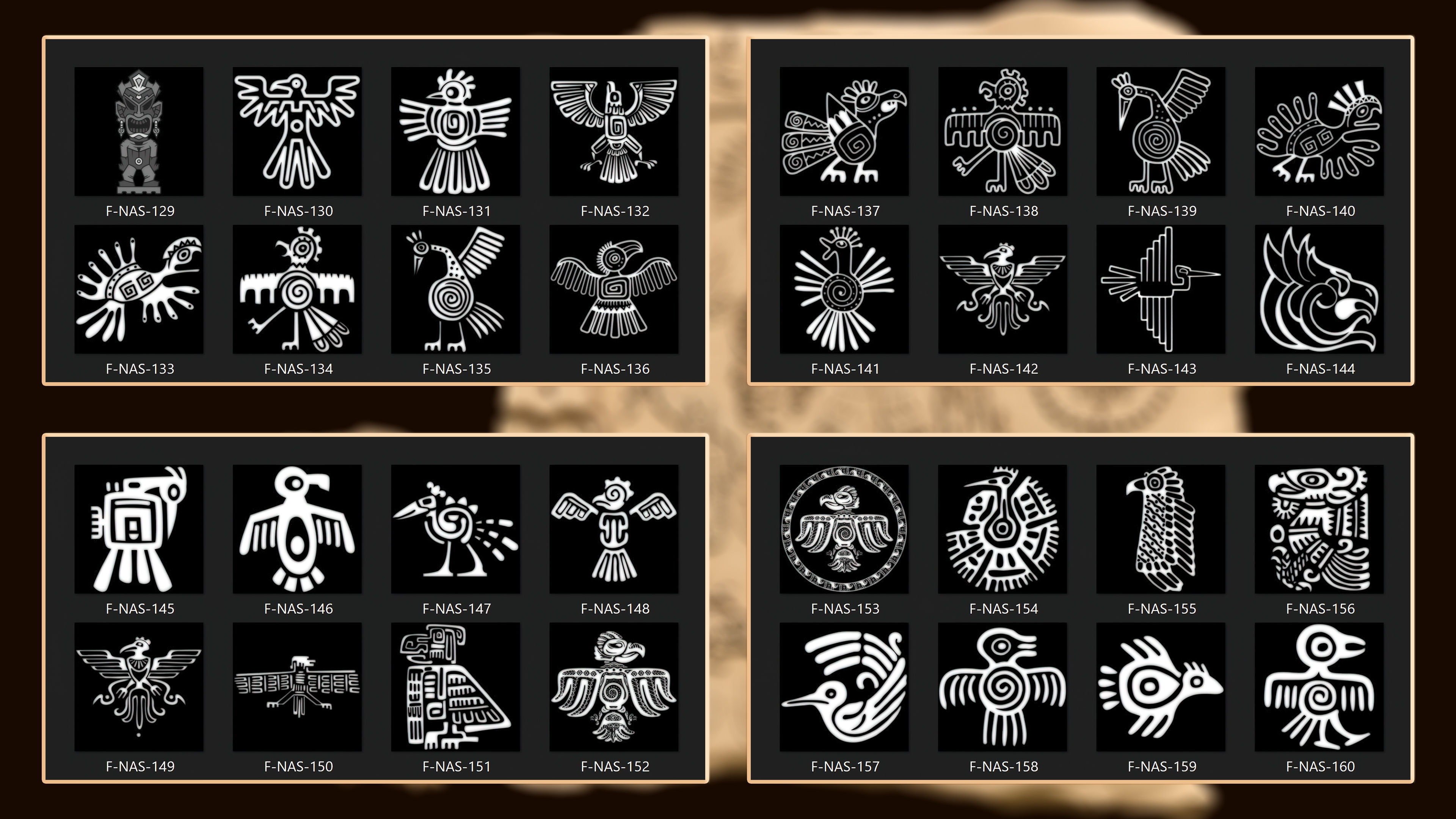 860 Native Indian americans symbol Alpha 3D model_5